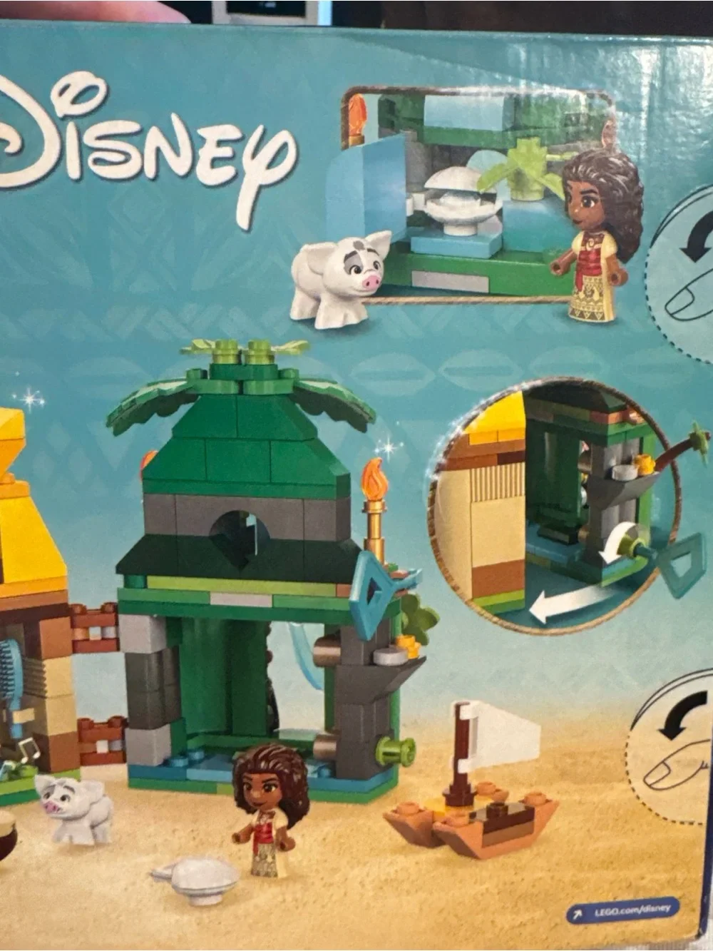LEGO Disney Moana Island Fun Playset - Green, Yellow & Blue
